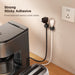 Magnetic Cable Clips – Smooth Adjustable Cord Organizer for Desk & More