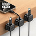 Magnetic Cable Clips – Smooth Adjustable Cord Organizer for Desk & More