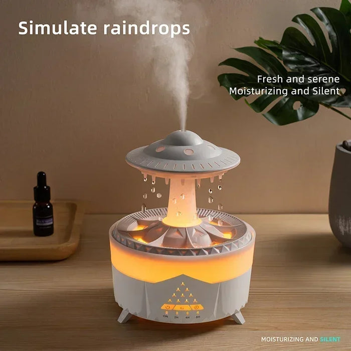 RainGlow Cloud Aromatherapy Diffuser & Night Light