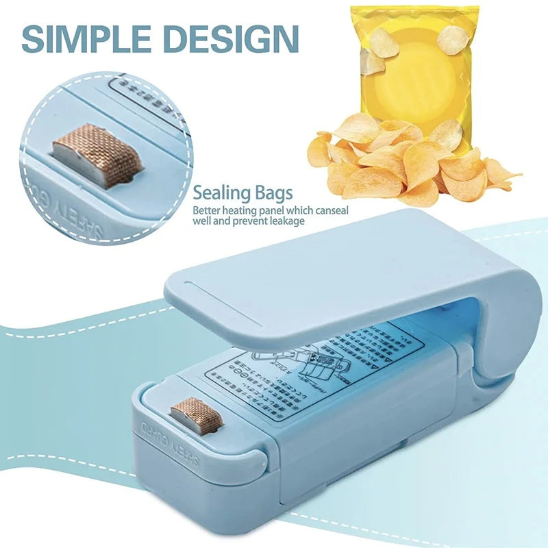 Portable Mini Bag Heat Sealing Machine for Food Storage