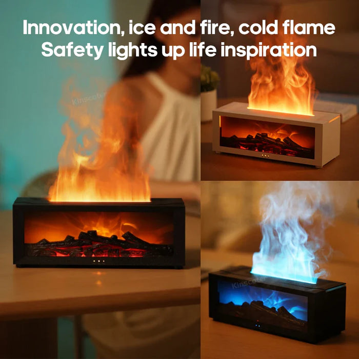 FlameGlow Aroma Diffuser & Humidifier