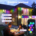 100FT Waterproof RGB LED Lights – 60 LED Outdoor String for DIY Scenes & Holidays