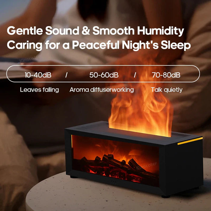 FlameGlow Aroma Diffuser & Humidifier