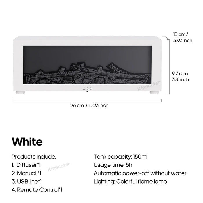 FlameGlow Aroma Diffuser & Humidifier