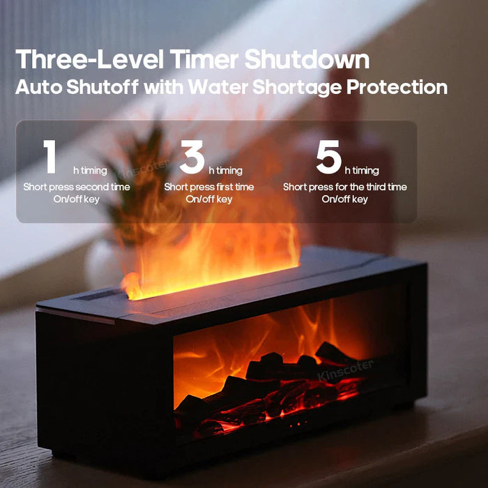 FlameGlow Aroma Diffuser & Humidifier