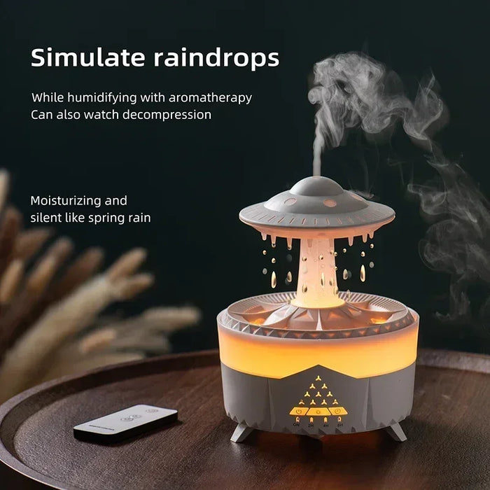 RainGlow Cloud Aromatherapy Diffuser & Night Light