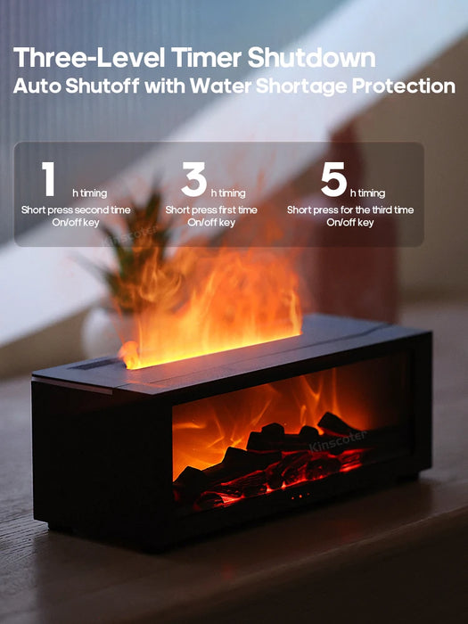 FlameGlow Aroma Diffuser & Humidifier