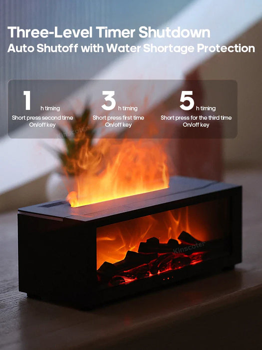 FlameGlow Aroma Diffuser & Humidifier