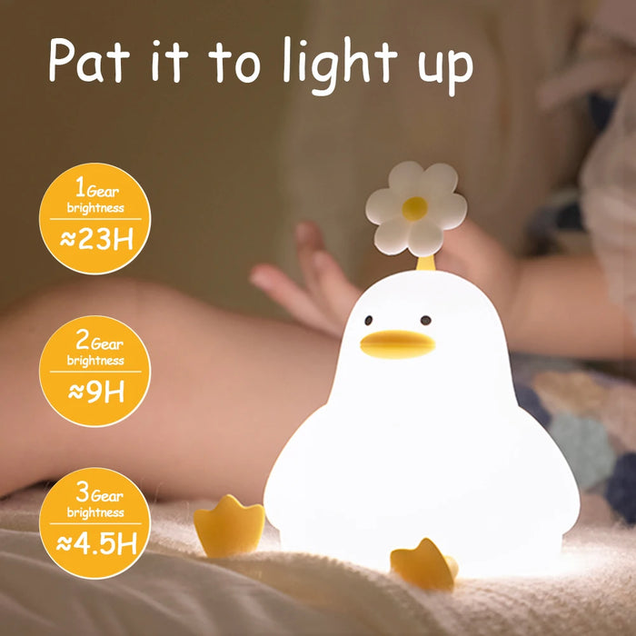 Adorable Axolotl Night Light – Soft Silicone Lamp