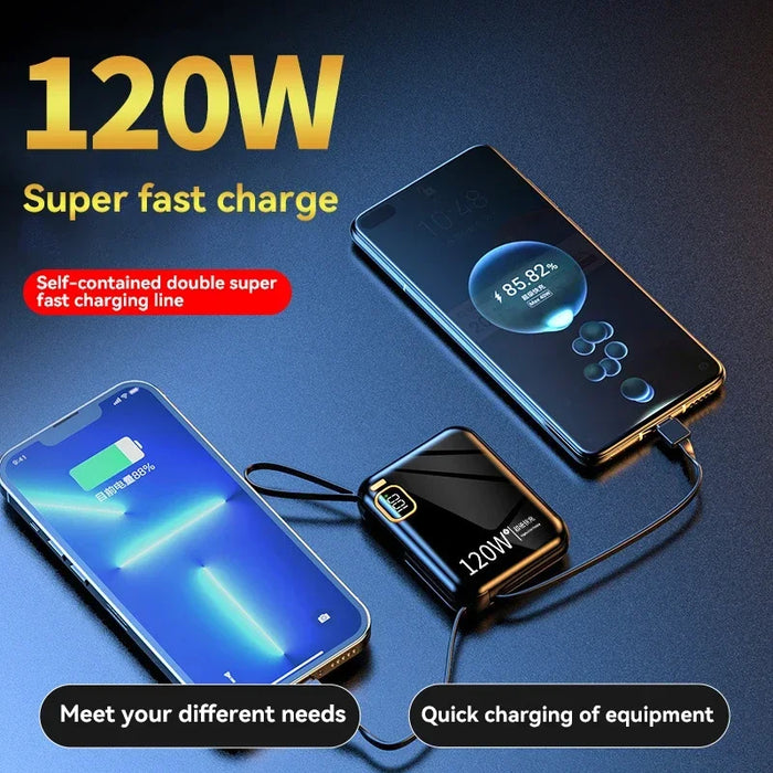 Xiaomi 50000mAh 120W Portable Power Bank – High-Capacity Fast Charger for iPhone & Samsung