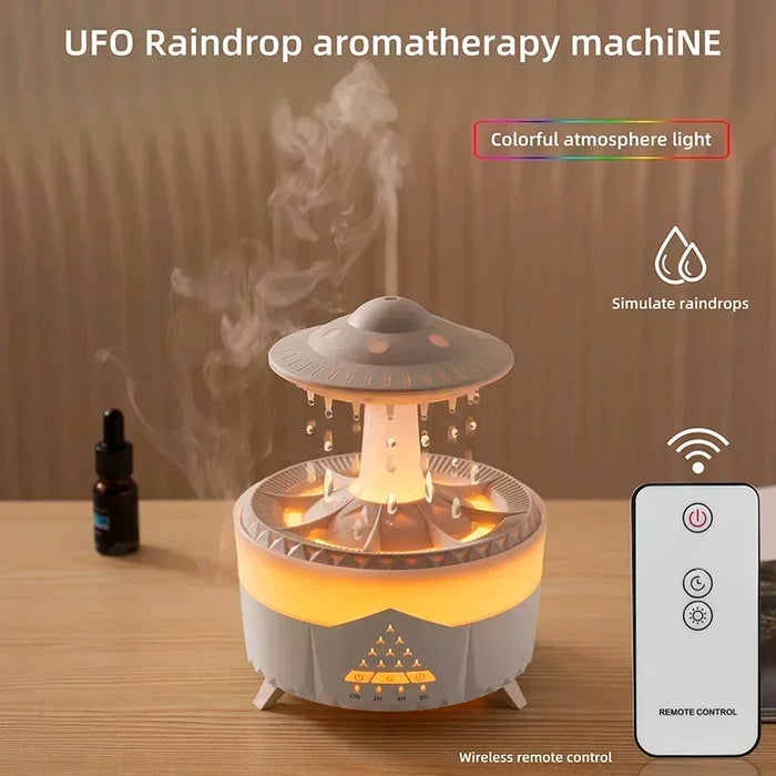RainGlow Cloud Aromatherapy Diffuser & Night Light