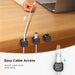 Magnetic Cable Clips – Smooth Adjustable Cord Organizer for Desk & More